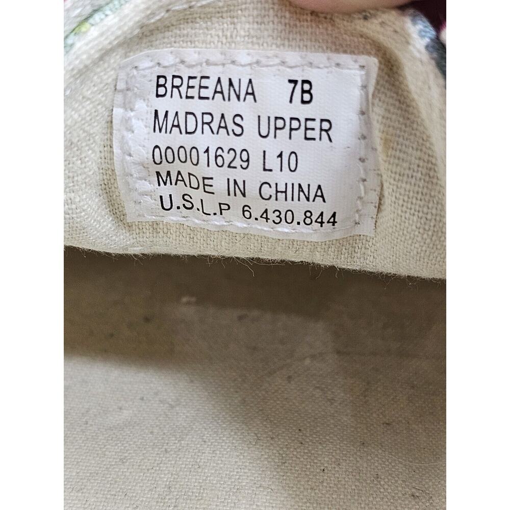 Lauren by Ralph Lauren Breeana Pink Plaid Print Canvas Boat Shoes Size Womens 7B - Picture 14 of 14